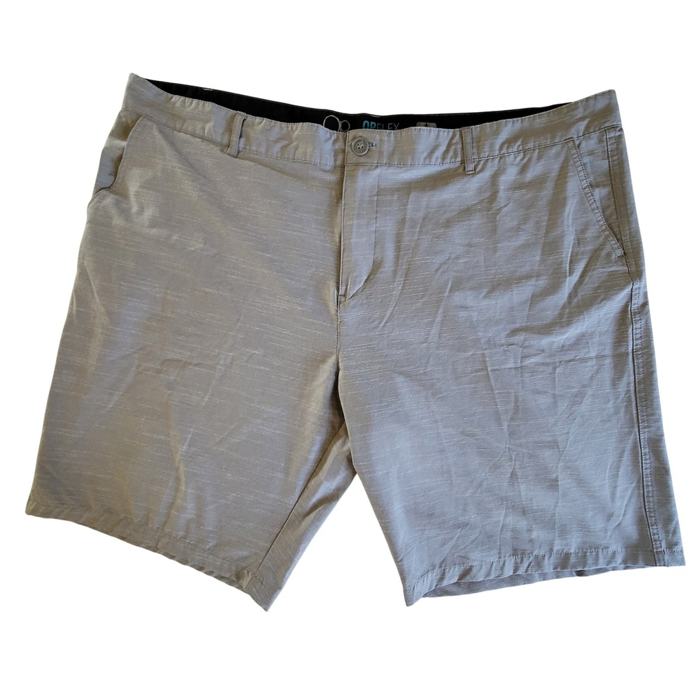 Op‎ Hybrid Walk Shorts Mens 46 Grey OPFlex 4-Way Stretch Heathered Big and Tall